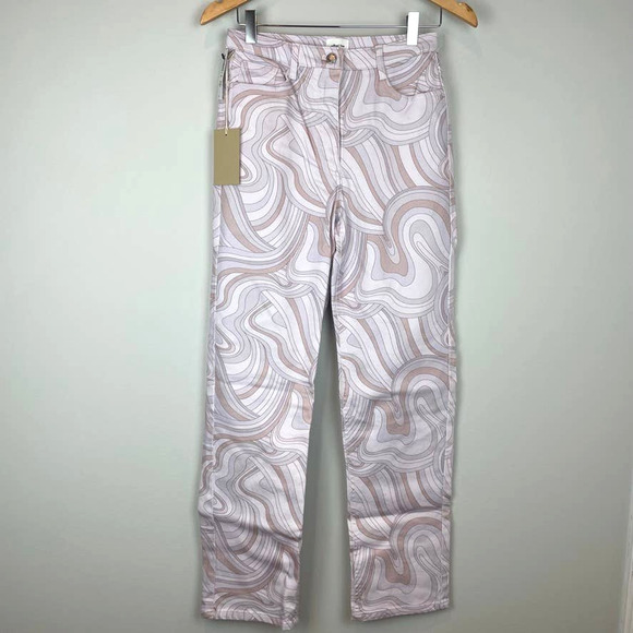 Aritzia WILFRED FREE Melina Pant Soft Swirl Neutral - Picture 2 of 5